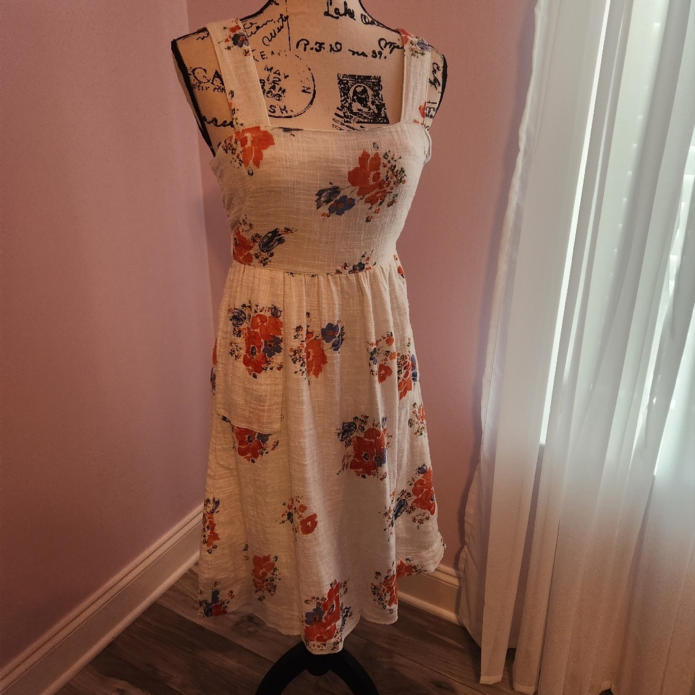 Anthropologie Meadow Rue Ingalls Tie-Waist Sundress size 00 - Picture 3 of 7